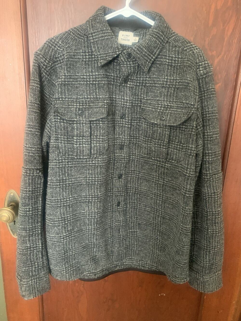 Flint And Tinder Huckberry Wool Blend Shirt Jacket Shacket